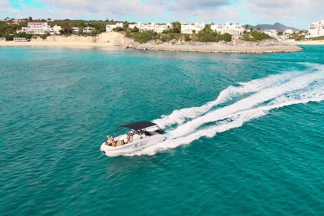 Private Speedboat Island-Hopping: St. Maarten to Pinel Island