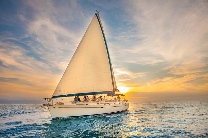 Sunset Catamaran Sail Along Grand Bahama's Coastline