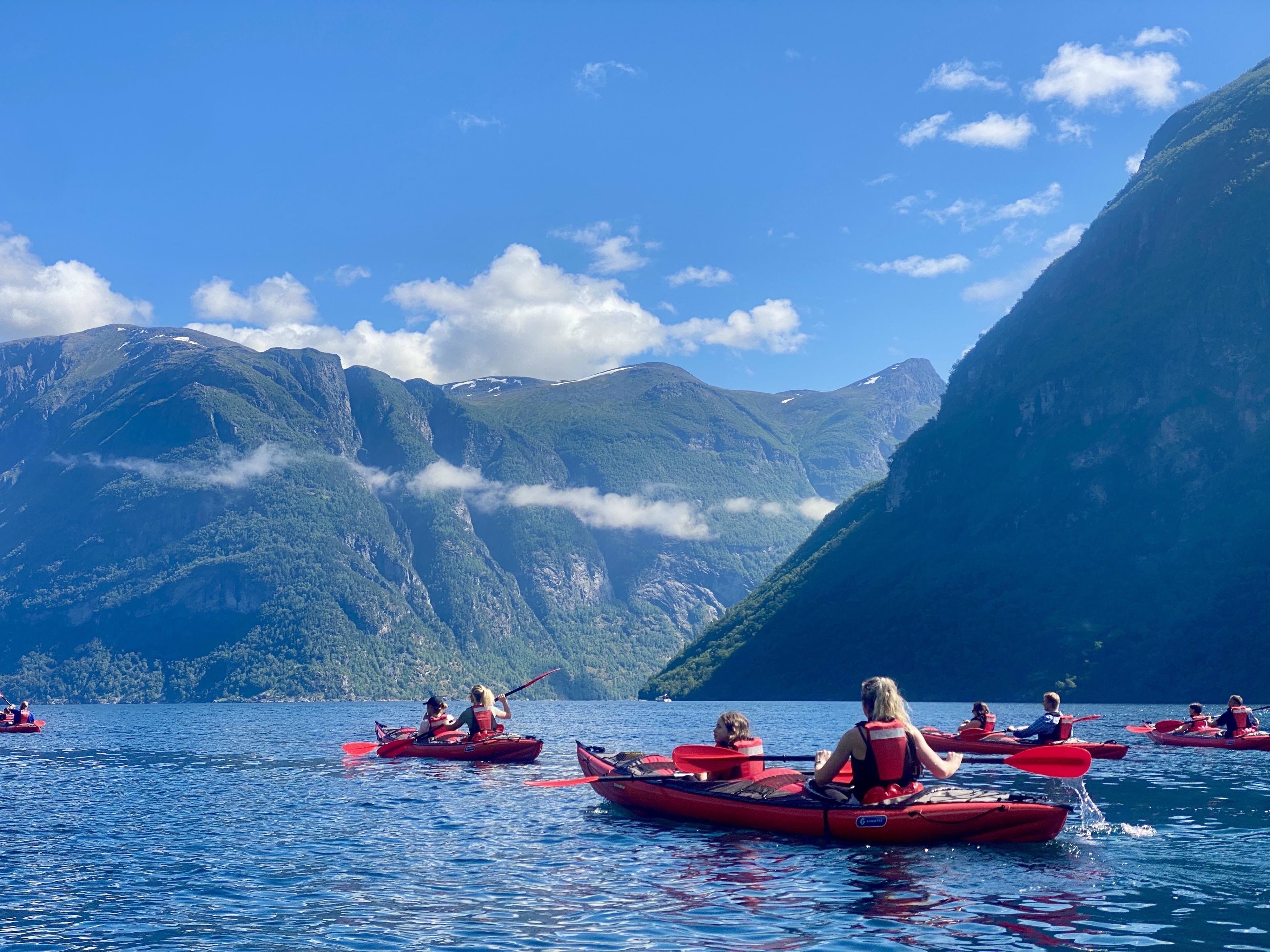 Private Fjord Kayak Expedition from Hellesylt