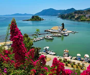 Kanoni, Vlacherna Monastery & Mouse Island viewpoint