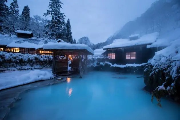 Nyuto Onsen: Private Rotenburo Soak in an Ancient Forest Village