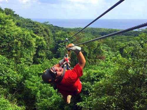 Jungle Zipline Canopy Tour with the 'Zuperman' Line
