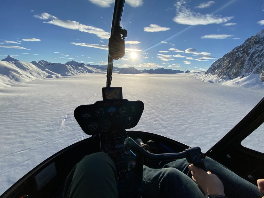 Glacier Helicopter Overflight: Prins Christian Sund & Ice Cap Edge