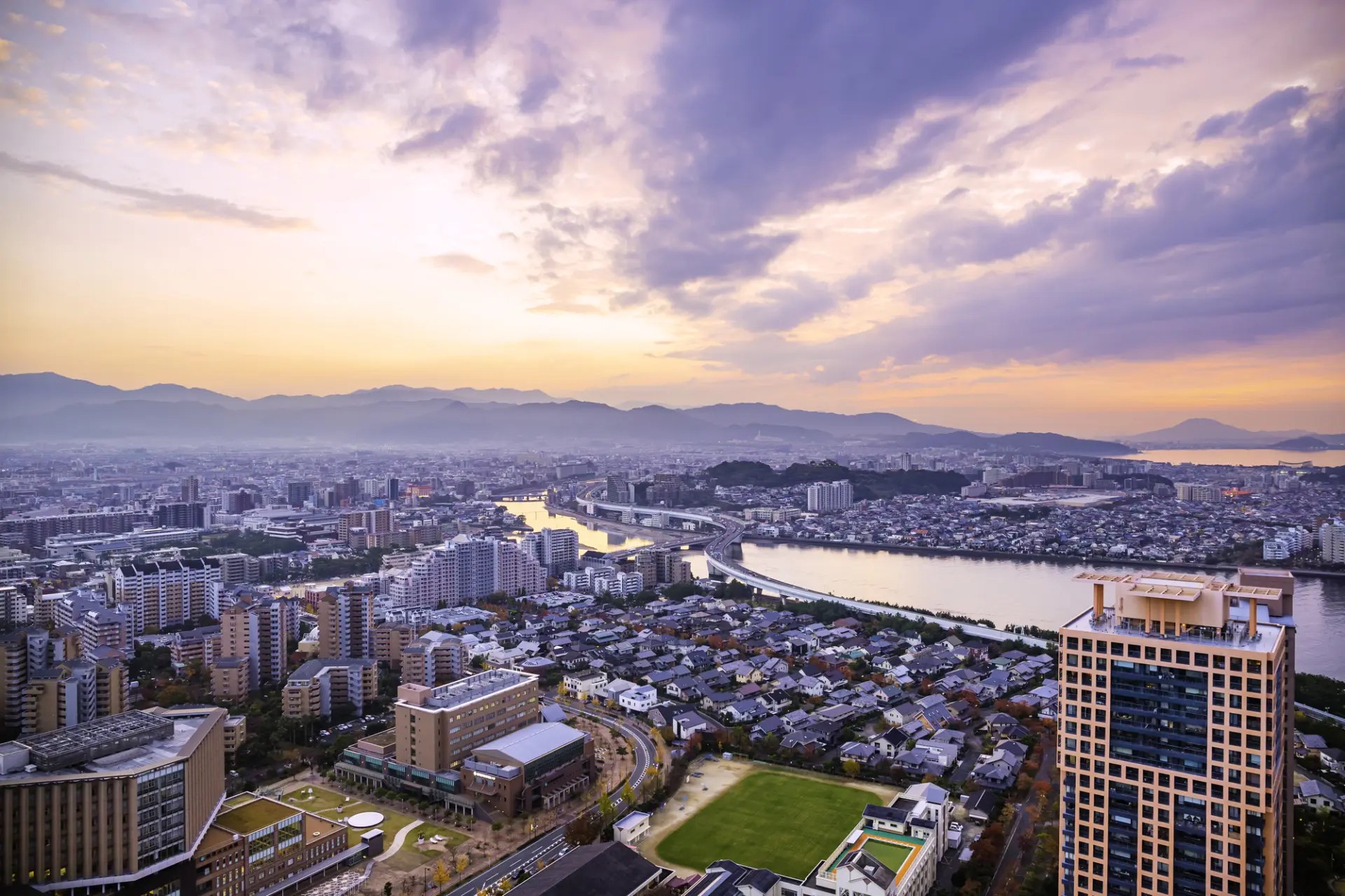 Fukuoka Tower Sunset & Momochi Waterfront: Sky-High Kyushu Panorama
