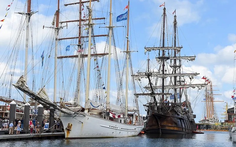 Private Sail250 Tall Ships Harbor Tour aboard Classic Yacht