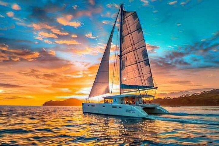Private Catamaran Sail: Snorkel, Sunset & Open Bar