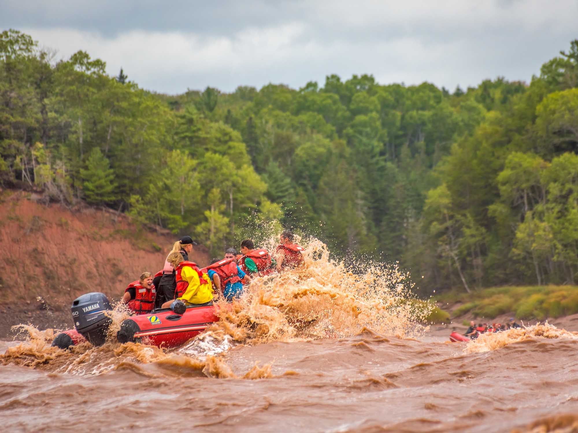 Tidal Bore Rafting on the Shubenacadie River: Pure Adrenaline