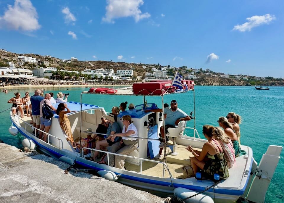 South-coast beach-hopping by wooden water taxi