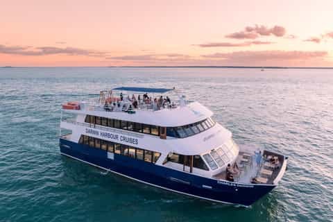 Darwin Harbour Sunset Dinner Cruise aboard a 3-Deck Catamaran