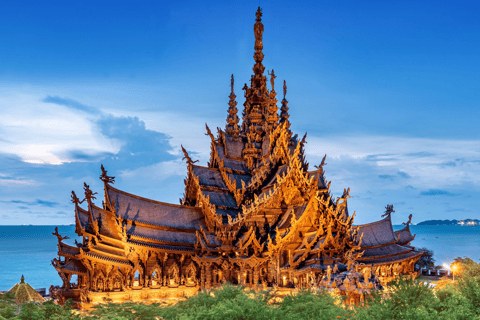 Sanctuary of Truth: Private Tour + Sunset Longtail Cruise