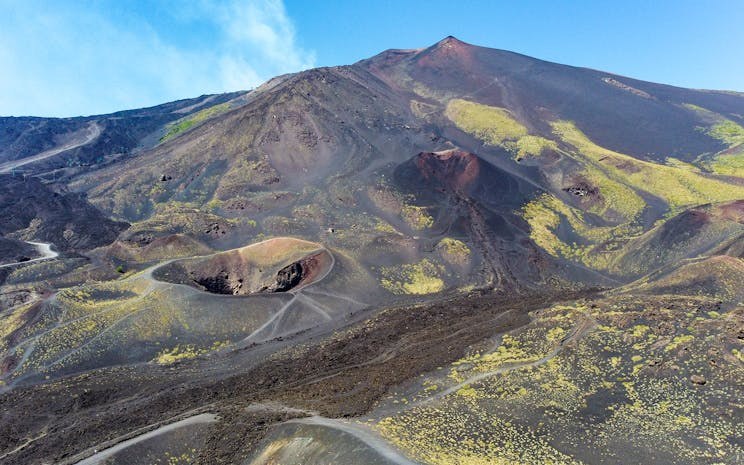 Etna Helicopter Flight: Crater Bird's-Eye Panorama