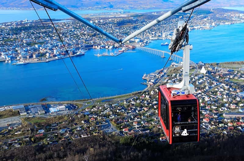 Fjernsynsfjellet Cable Car + Arctic Cathedral: Panorama & Icons
