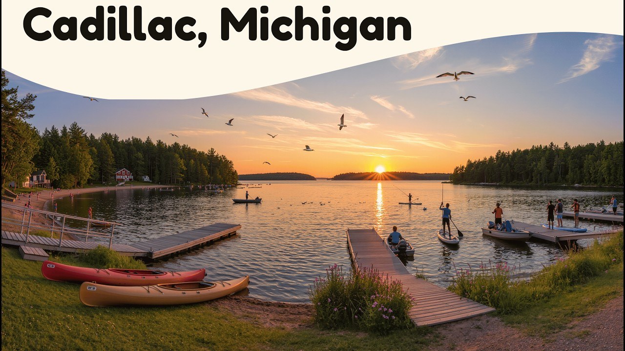 Sunrise Kayak on Lake Cadillac & the Mitchell Canal