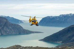 South Greenland Private Helicopter Flight Over the Ice Cap & Fjords