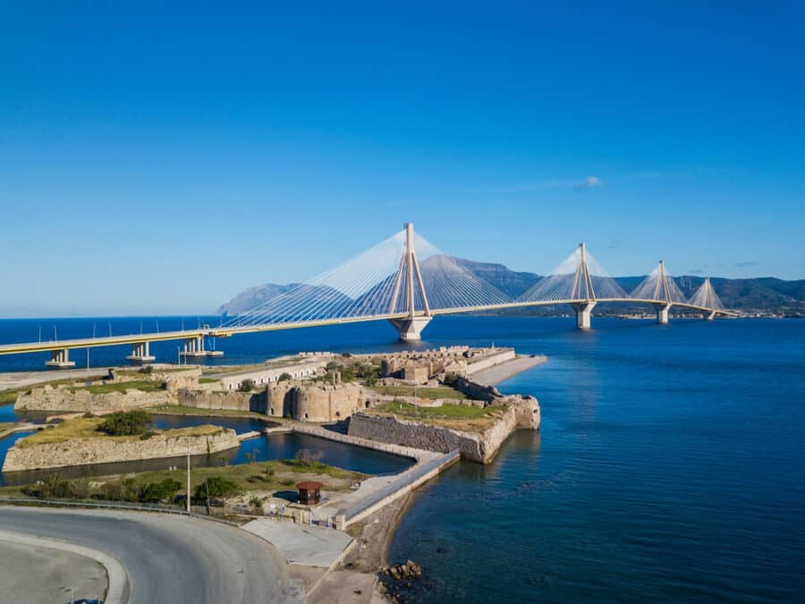 Patras to Nafpaktos: Venetian Fortress Town & Rio–Antirrio Bridge