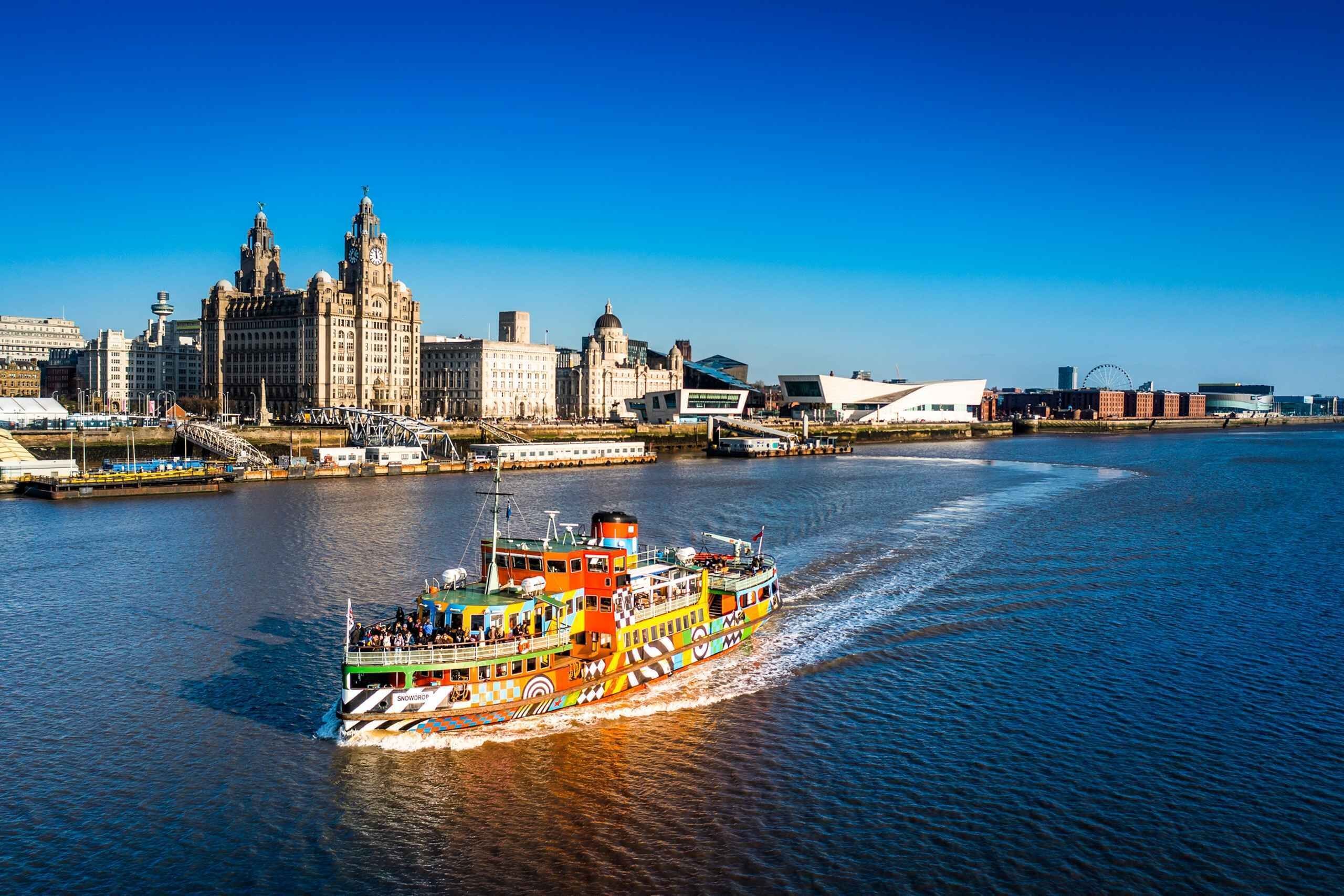 Sightseeing Mersey River Cruise: Liverpool's Iconic Waterfront
