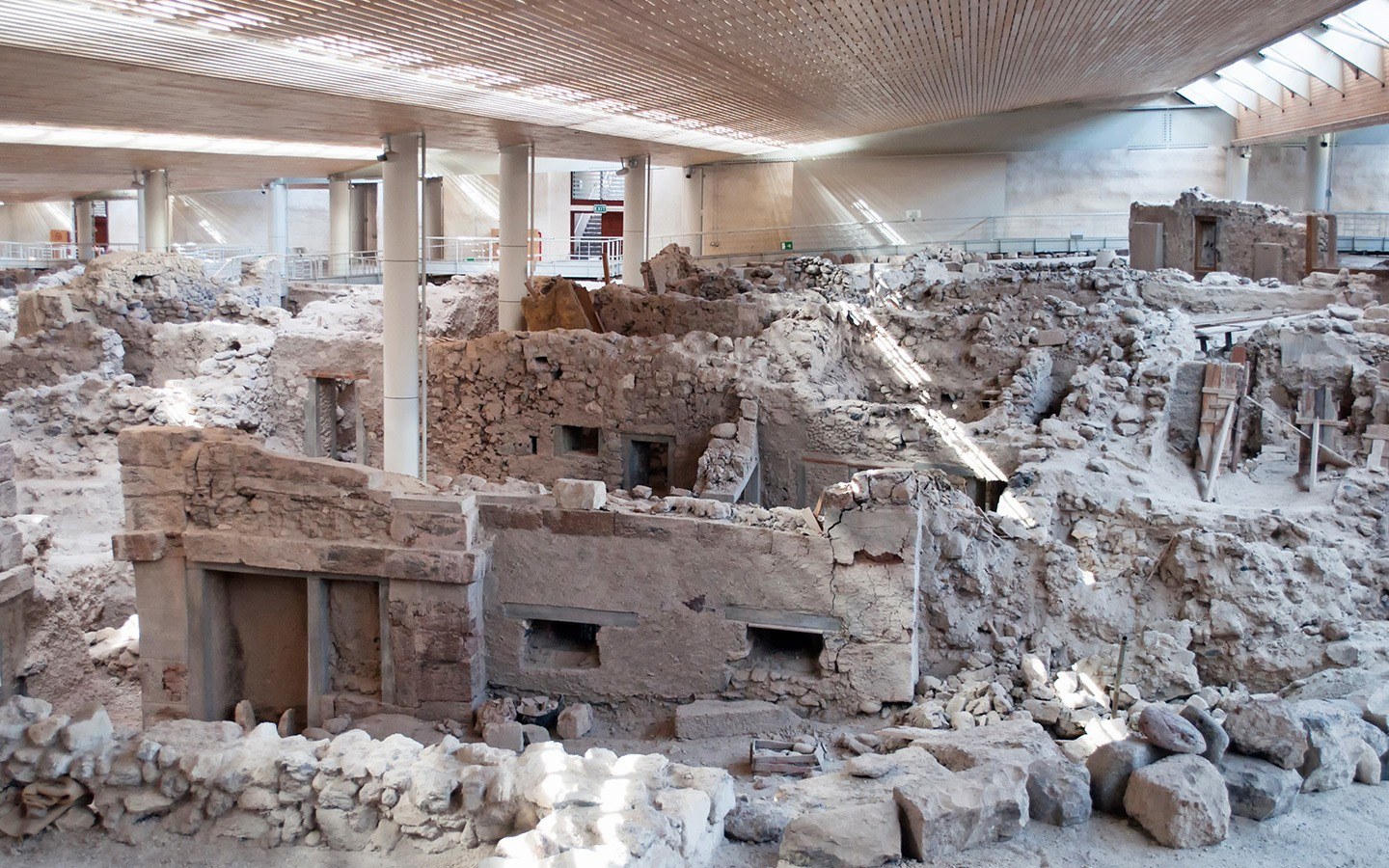 Akrotiri 'Greek Pompeii' Minoan Excavations