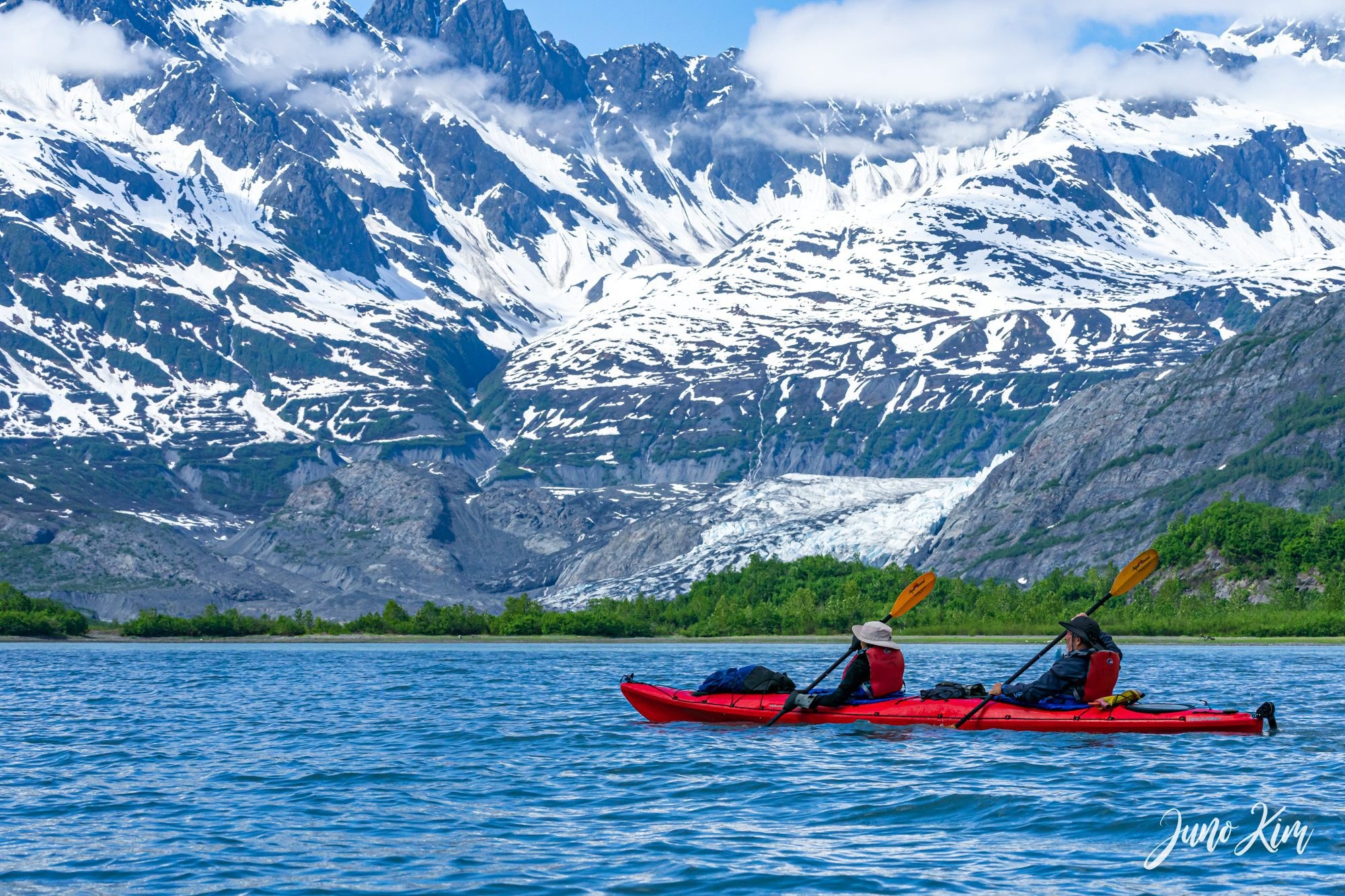 Shoup Glacier Kayak & Motor Boat Expedition (Full Day)