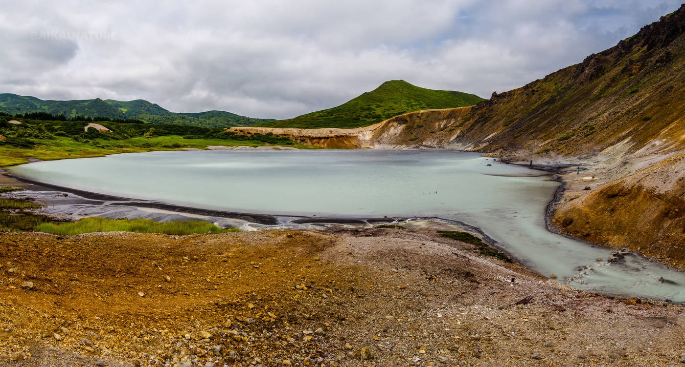 Kunashir Island: Active Volcano & Steaming Hot Springs