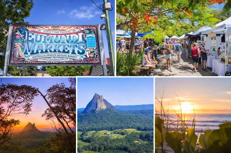 Sunshine Coast Hinterland: Eumundi Markets & Scenic Reserve — Private Tour