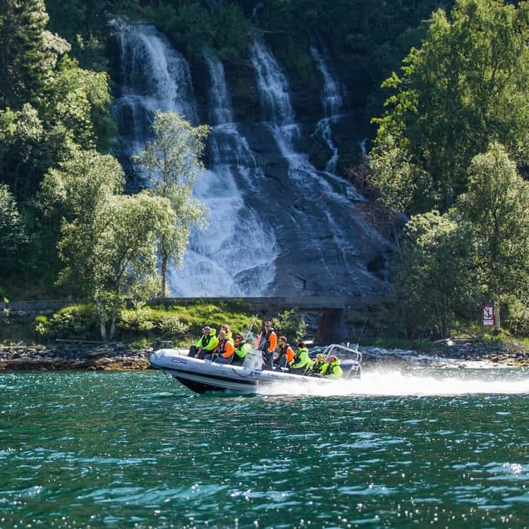 Nordfjord RIB Speedboat: Fjord Safari from Olden Pier