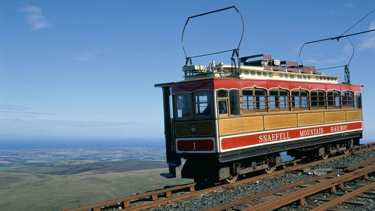 Snaefell Mountain Railway: Summit of the Isle of Man
