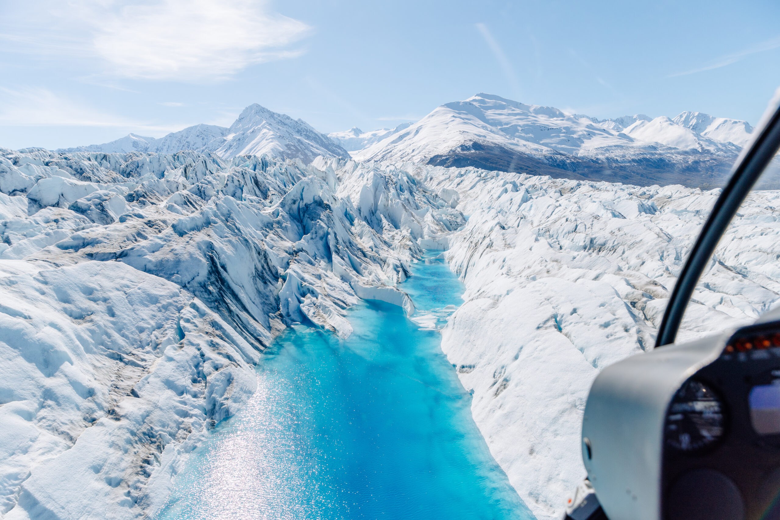 Glacier Dog Sledding via Helicopter — Knik Glacier