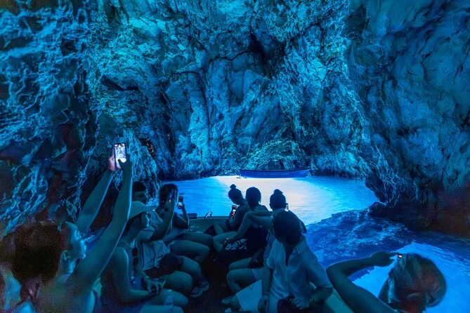 Blue Cave & Vis Island Private Speedboat Day
