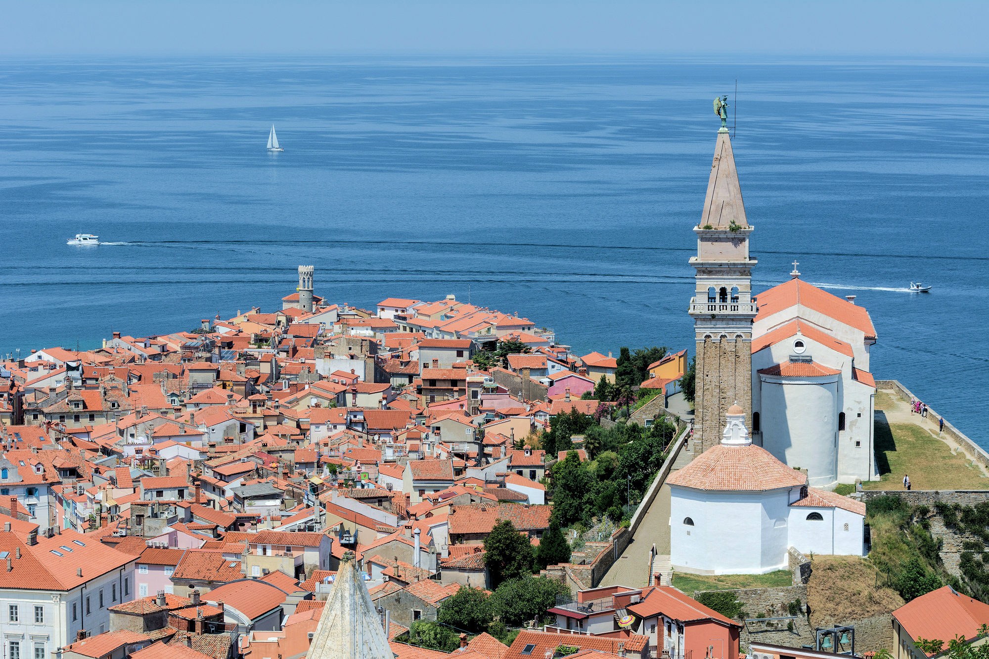 Walls of Piran & St. George's Cathedral Tower Climb
