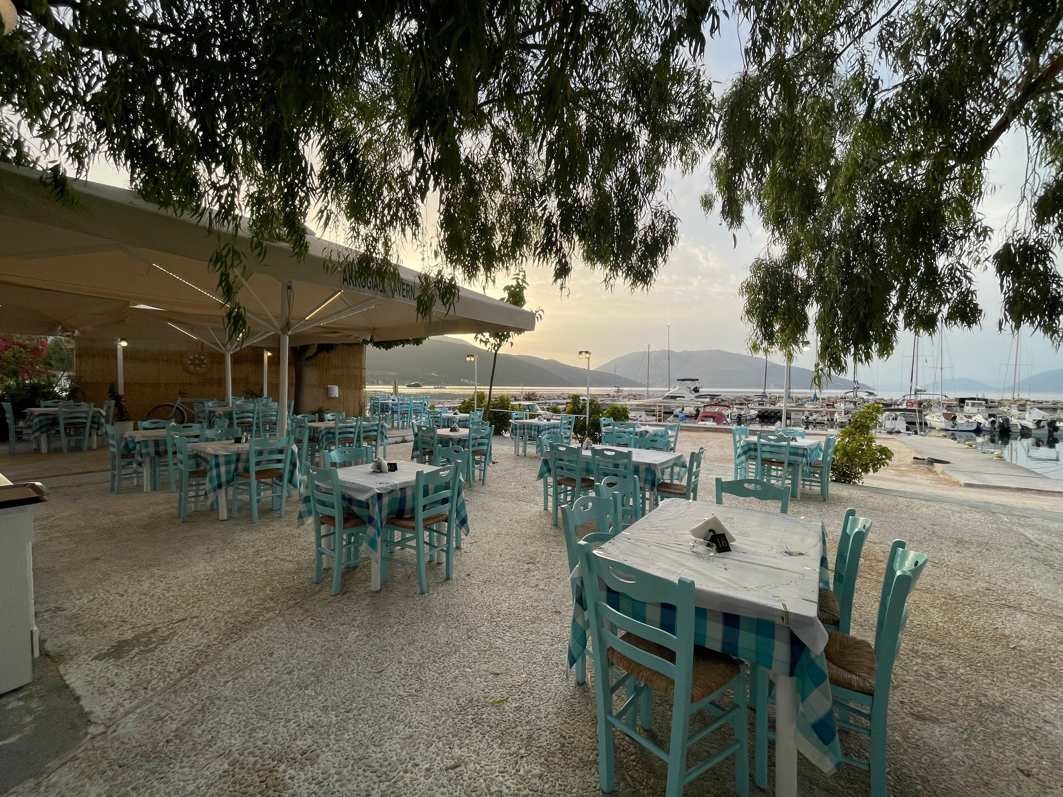 Sami Harbour Fresh Seafood Lunch: Private Table at a Fisher's Taverna