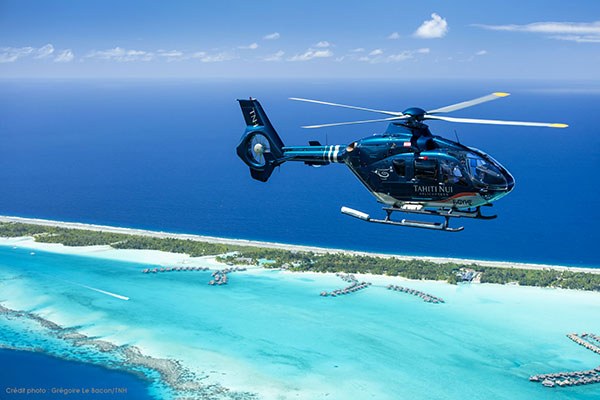 Tahanea Sky & Sea: Private Helicopter Lagoon Flyover + Snorkel