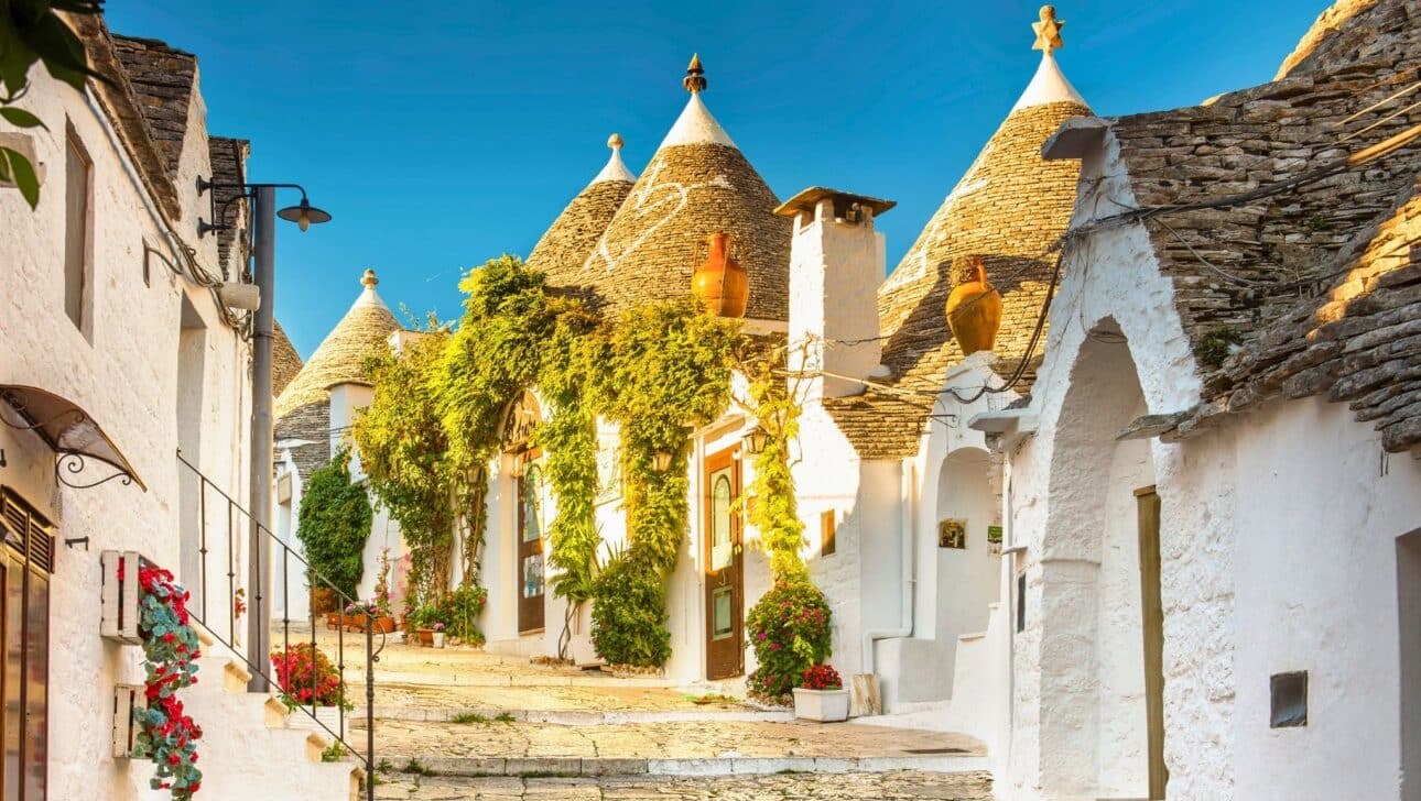 Alberobello — the trulli town, ideally paired with Matera