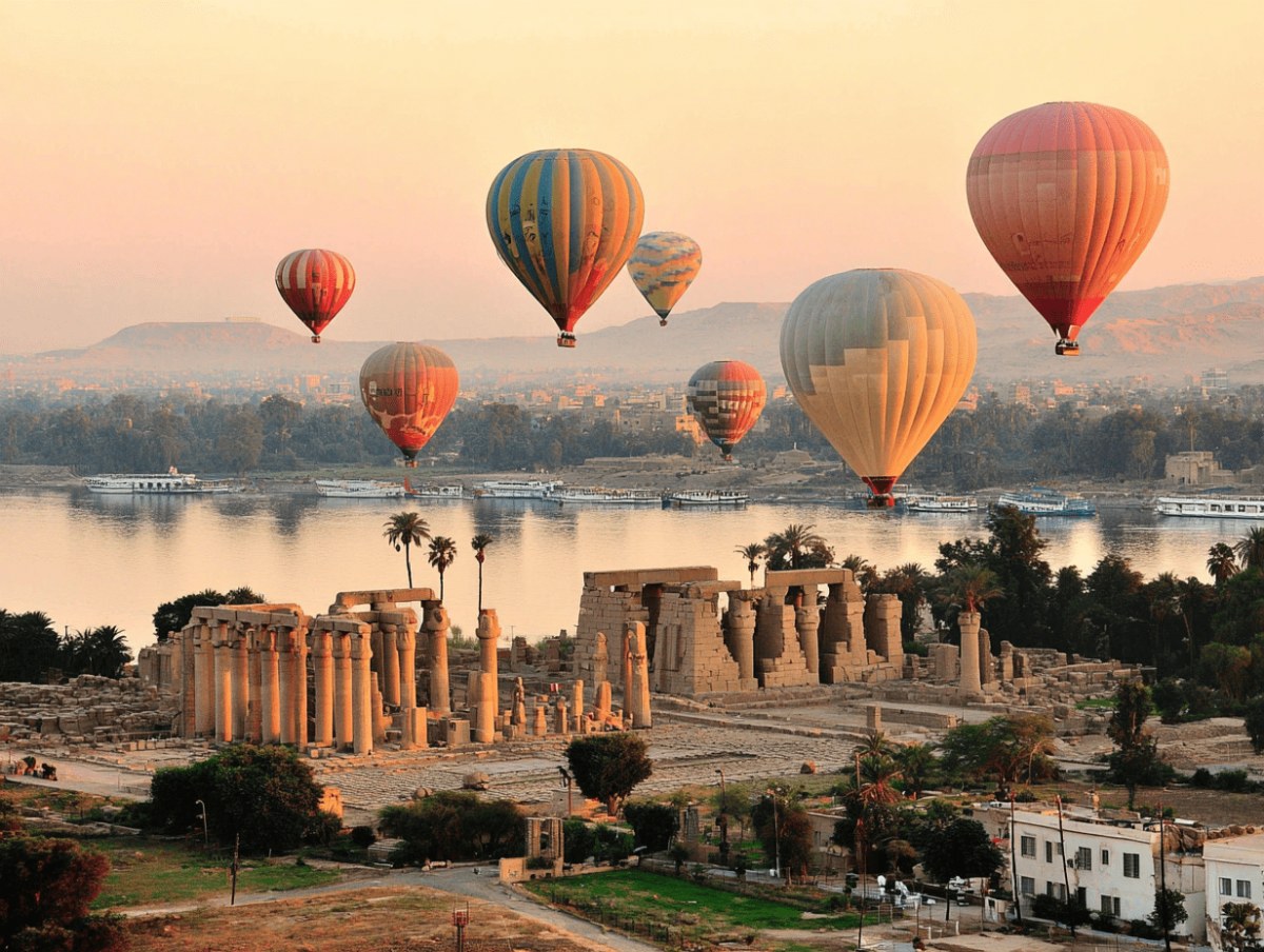 Sunrise Hot-Air Balloon over the Nile Valley & Edfu Temples