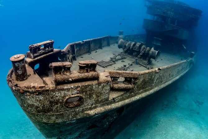 USS Kittiwake wreck dive or snorkel with Red Sail Sports