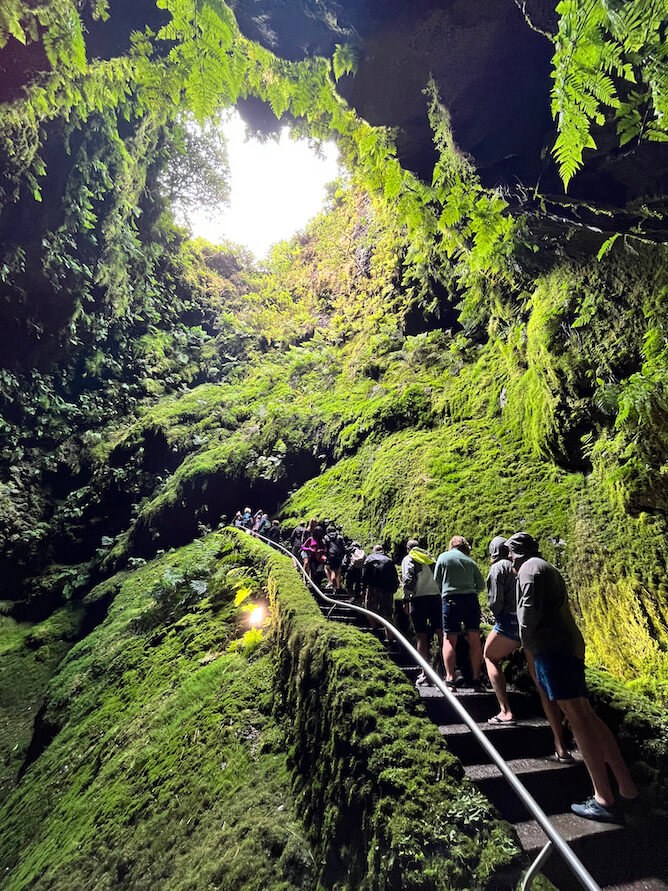 Algar do Carvão: Descent into Terceira's Volcanic Lava Tube
