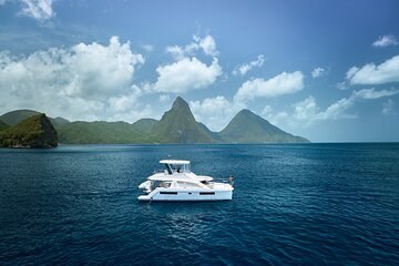 Full-Day Private Catamaran Sail to Soufrière & the Pitons