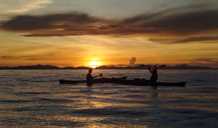 Coron Island Sunset Kayaking Through Secret Lagoons