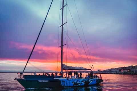 Private Sailing Charter on Puget Sound at Sunset