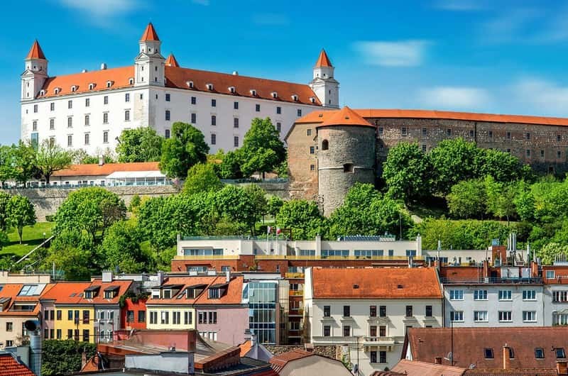 Bratislava Castle, Old Town crown and Treasury with a licensed city guide