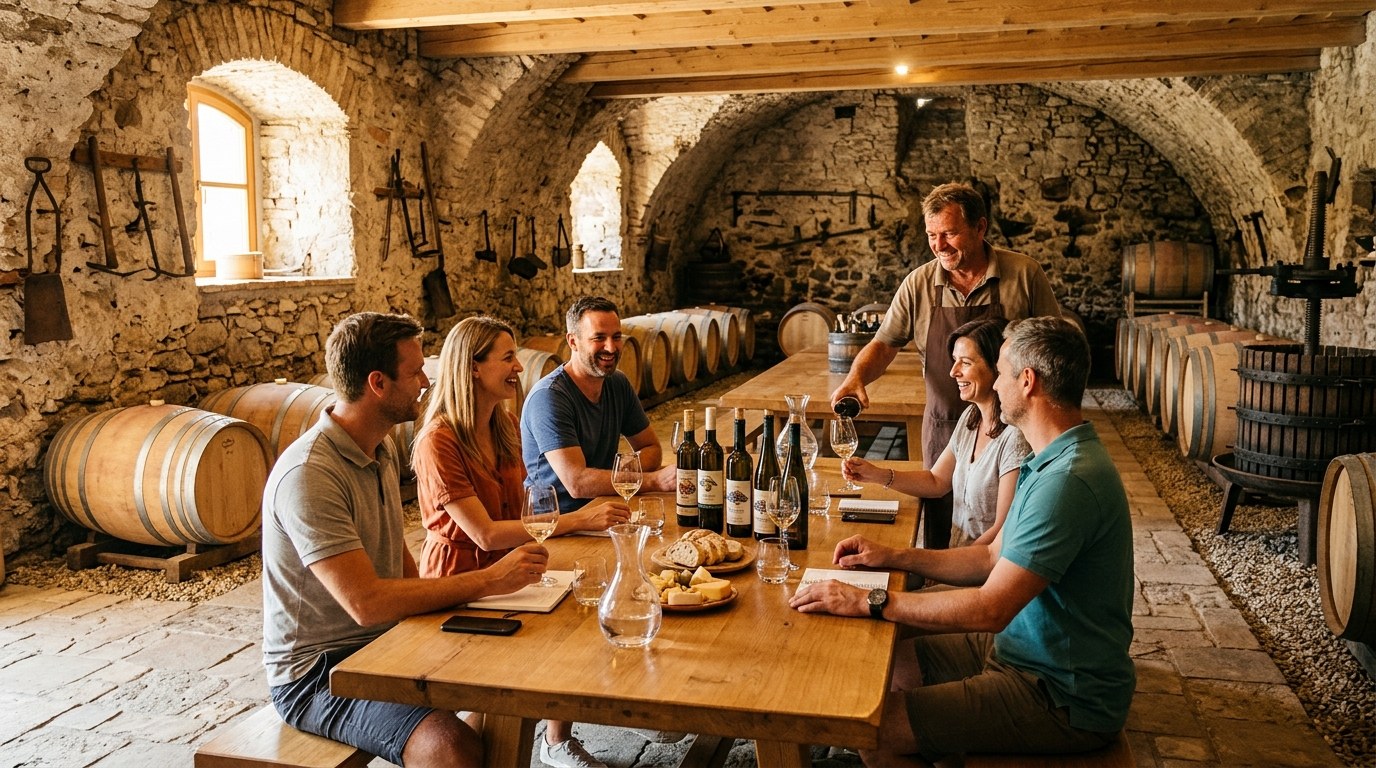 Small Carpathians wine country — Riesling, Veltliner and 500-year-old cellars