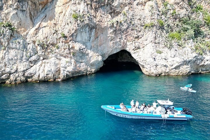 Semi-Rigid Speedboat to Mala Cave: Snorkel the Riviera Sea Caves