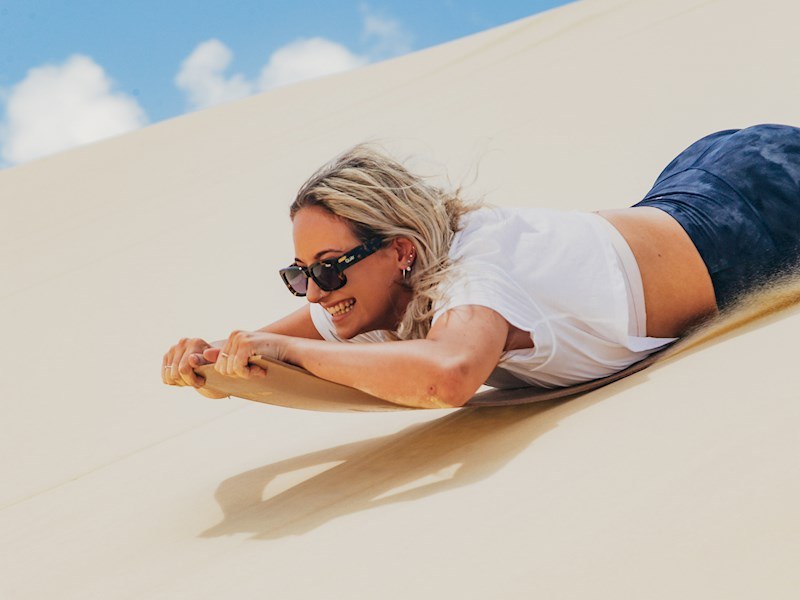 Tangalooma Desert Sand Tobogganing & 4WD Island Safari
