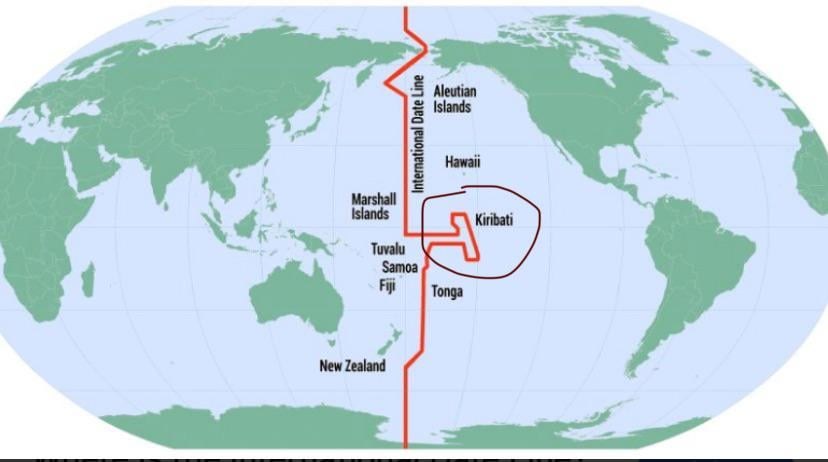 Kiribati: Stand on the Easternmost Date Line Sunrise Point on Earth