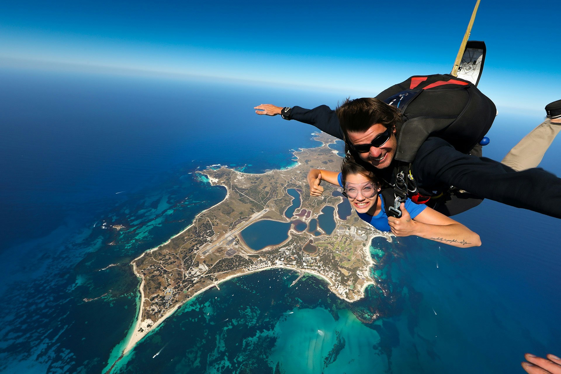 Rottnest Island Tandem Skydive: Freefall Over the Indian Ocean