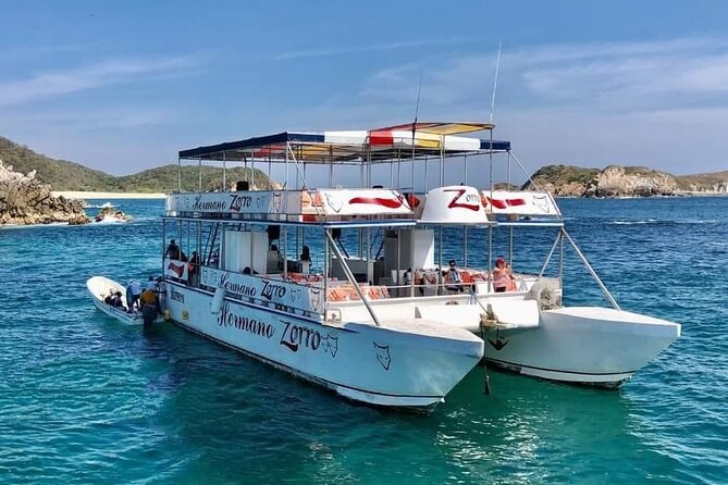 Private Bays of Huatulco Catamaran Sail & Snorkel