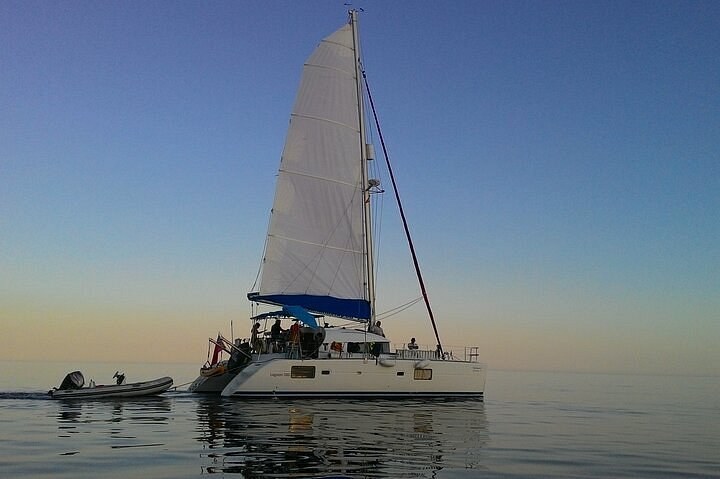 Half-Day Luxury Catamaran Sailing & Snorkel, Playa Granada Coast