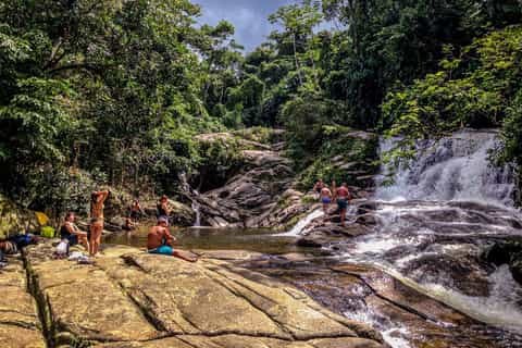 Cachoeira do Tobogã & Sete Quedas: Private Jeep Waterfall Adventure