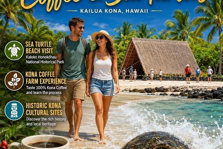 Kona Coffee & Sea Turtles Guided Cultural Half-Day Tour