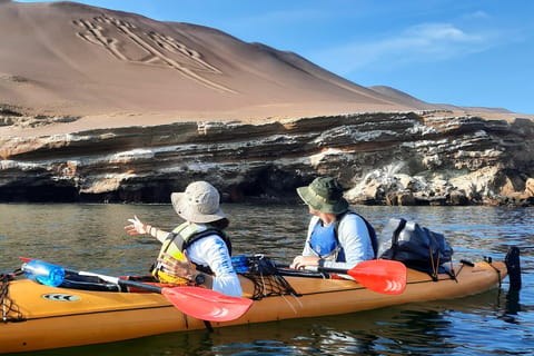 Paracas Candelabro Sunset Kayak: Sea-Level Geoglyph Encounter