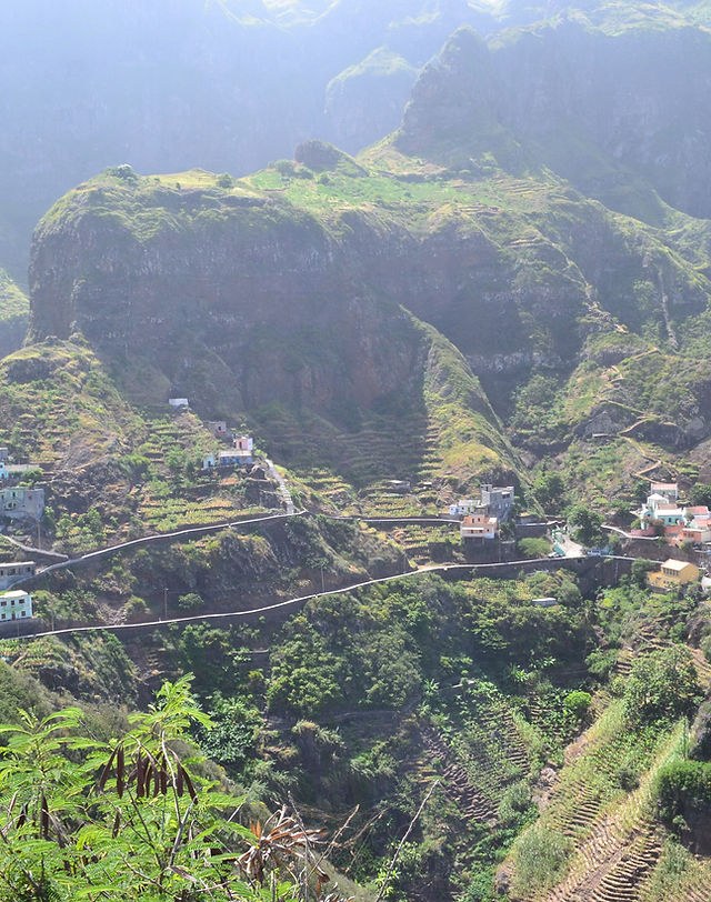 Santo Antão Full-Day: Ferry, Ribeira Grande & Fontainhas Cliffs